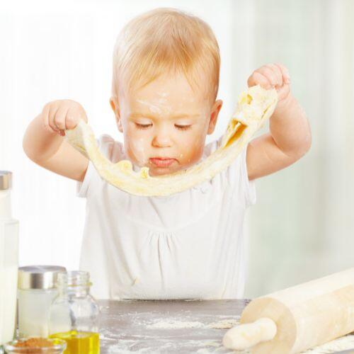 Kinder lieben essbare Knete